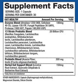 Sănătate intestinală dovedită | Digestie și utilizare a alimentelor - 30 capsule