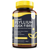 Psyllium Husk Fibre 700mg 180 Vcaps Nutravita