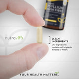 Psyllium Husk Fibre 700mg 180 Vcaps Nutravita