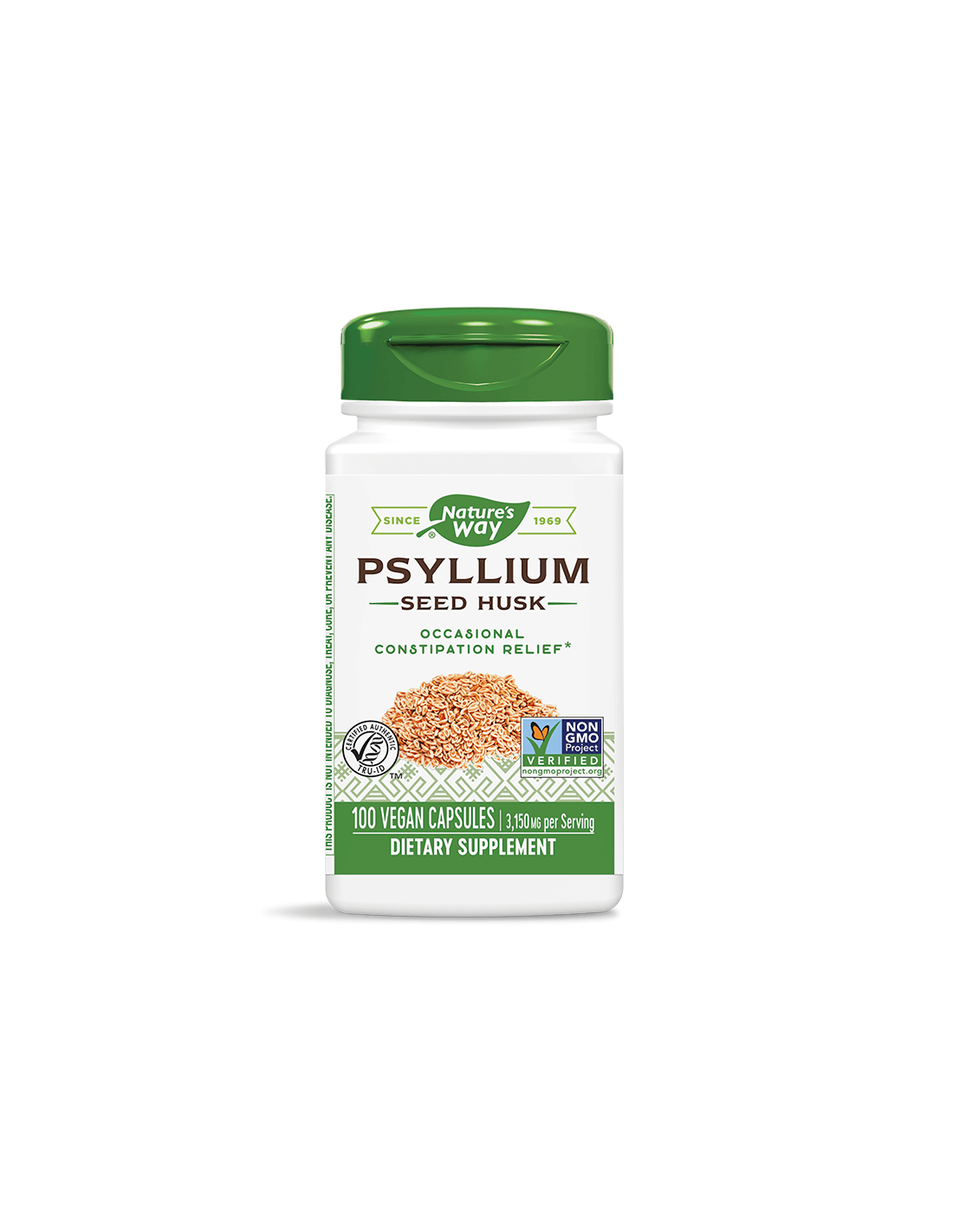 Psyllium Seed Husk 525 mg x 100 capsule Nature's Way