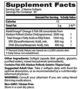 Ulei de pește pur sălbatic din Alaska 1000 mg (180 capsule, 180 doze) Doctor's Best