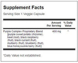 Complexul de fructe și legume Purple Antioxidants 400 mg - 60 capsule
