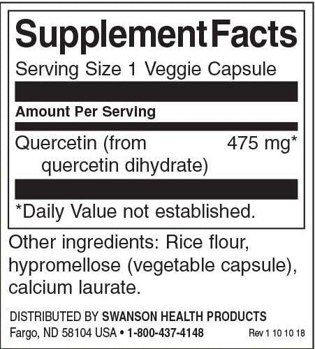 Quercetin 475 mg - 60 capsule