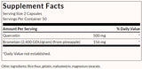 Quercetin &amp; Bromelain - Formula avansata - 100 capsule