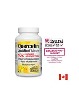 Quercetin 250 mg LipoMicel Matrix - 30 capsule de gel