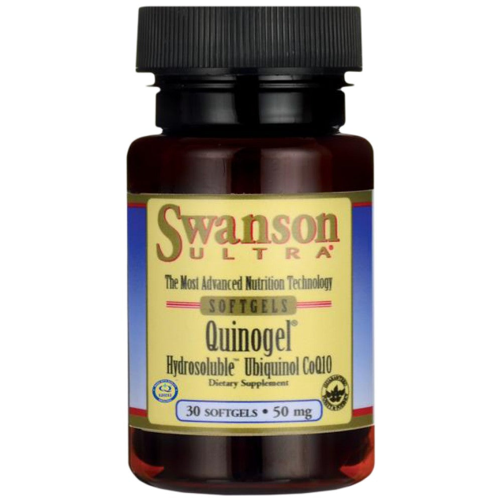 Quinogel - Ubiquinol hidrosolubil CoQ10 30 capsule de gel