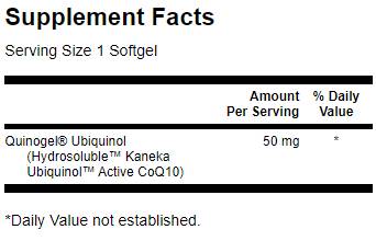 Quinogel - Ubiquinol hidrosolubil CoQ10 30 capsule de gel
