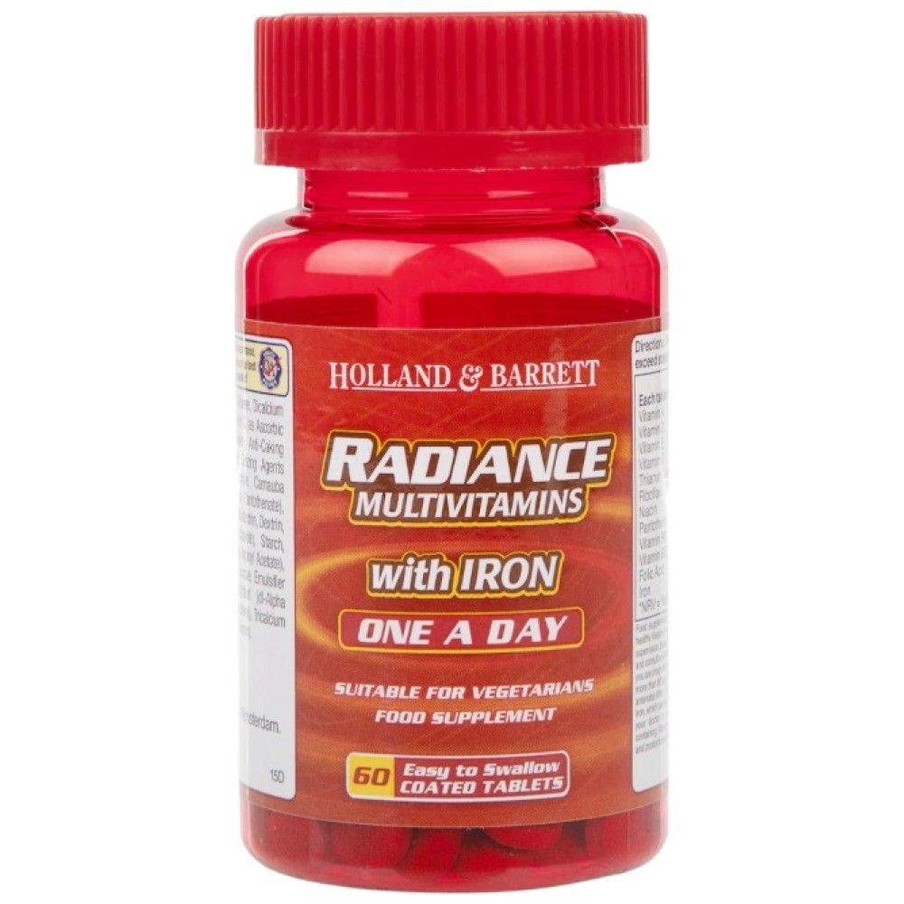 Radiance Multivitamine &amp; Fier | Una pe zi - 60 de tablete