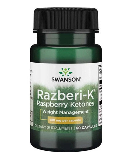 Razberi - K 100 mg | Cetone de zmeură - 60 capsule
