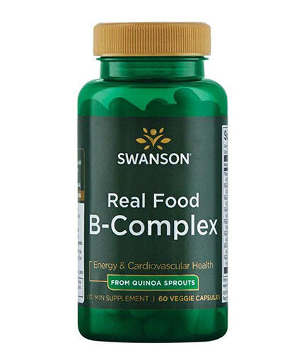 Real Food B-Complex din germeni de quinoa / 60 Vcaps - 0