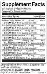 Real Food B-Complex din germeni de quinoa / 60 Vcaps - 0