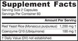 Drojdie de Orez Roșu 1200 mg + CoQ10 100 mg - Drojdie de Orez Roșu + Coenzima Q10 120 capsule