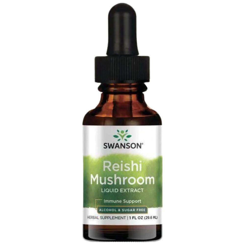 Extract lichid de ciuperci Reishi (fără alcool și zahăr) - 29,6 ml