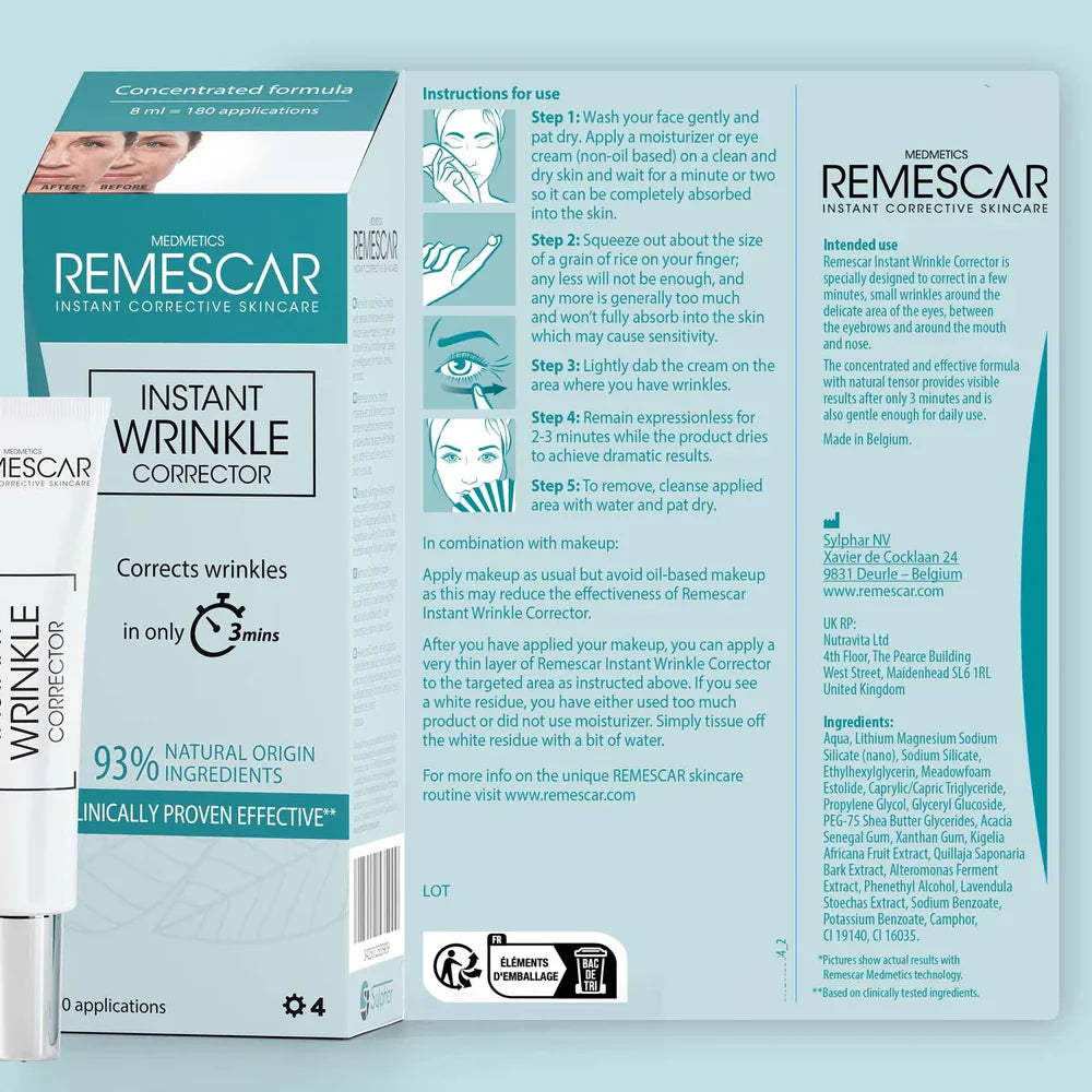 Instant Wrinkle Corrector – wrinkle corrector with instant effect (180 applications)