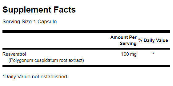 Resveratrol 100 mg - 30 capsule