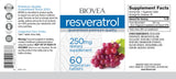 Resveratrol 250 mg / 60 comprimate