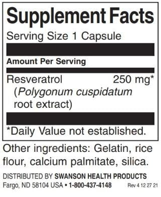 Resveratrol - Potenta mai mare 250 mg / 30 Caps - 0