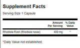 Rhodiola Rosea Root 400 mg - 100 capsule