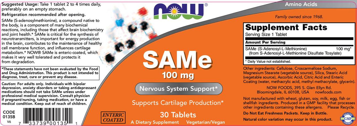 SAMe 100 mg [30 tablete]