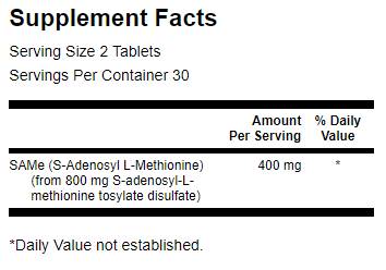 SAMe 200 mg - 60 comprimate