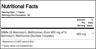 SAMe 400 mg - 30 comprimate
