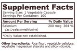 Pure Nutrition - SELENIUM 200 mcg - 100 capsule vegetale