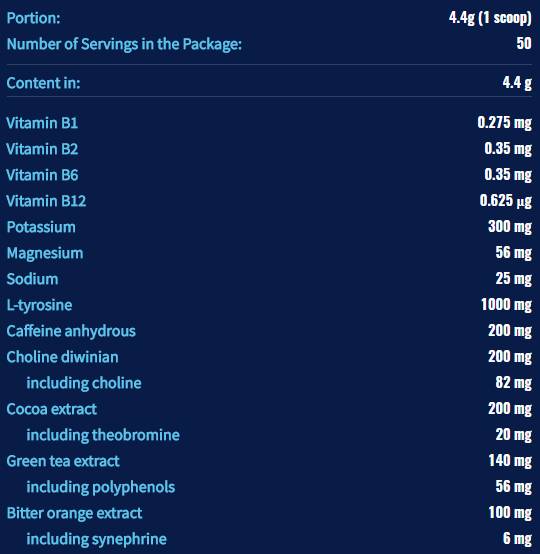STIM PAK [220 grame, 50 porții]