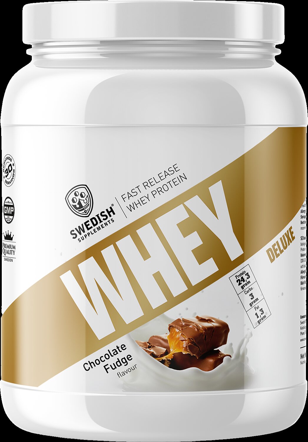Suplimente SUEDEZE Whey Protein Deluxe [900 grame, 27 doze]