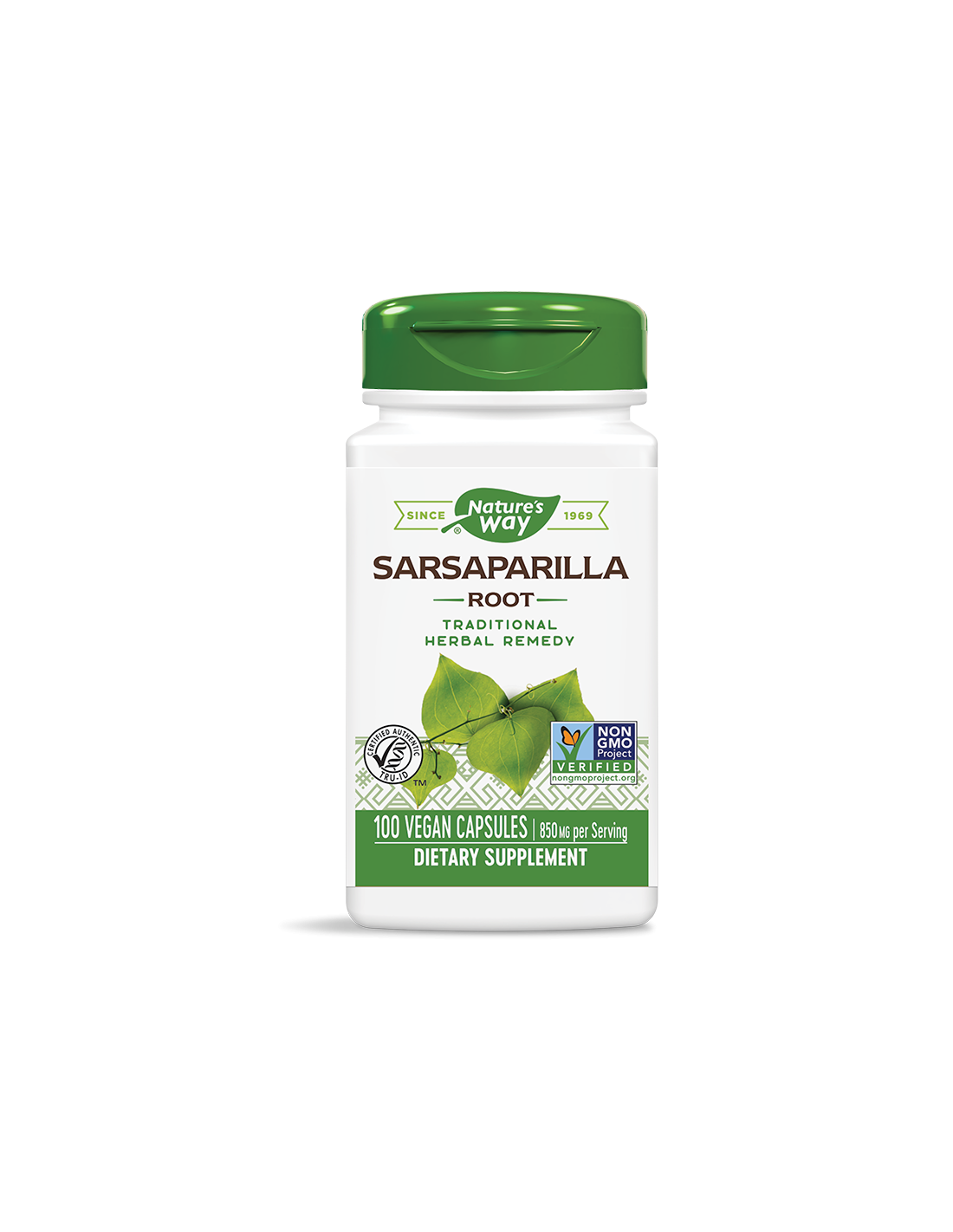 Rădăcină de sarsaparilă 425 mg - 100 capsule