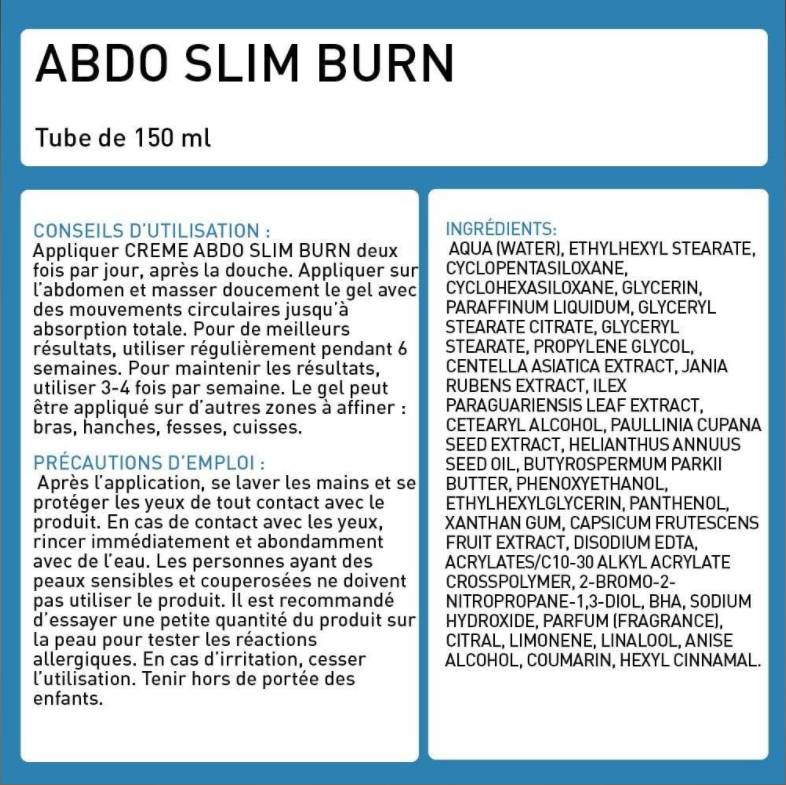 Sculptarea Abdo Slim Burn | Six-Pack Abs Crema - 150 ml