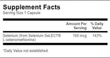 Seleniu 100 mcg (L-selenometionina) - 300 capsule