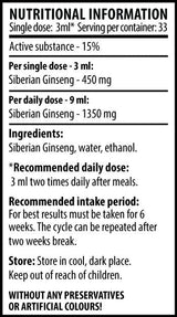 Ginseng siberian - 100 ml