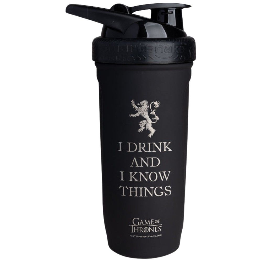 Agitator Smart Reinforce din oțel inoxidabil | Game Of Thrones Eu beau și știu lucruri - 900 ml