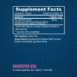Izoflavone de soia 80% Extract NON-OMG 100mg / 100 Caps.