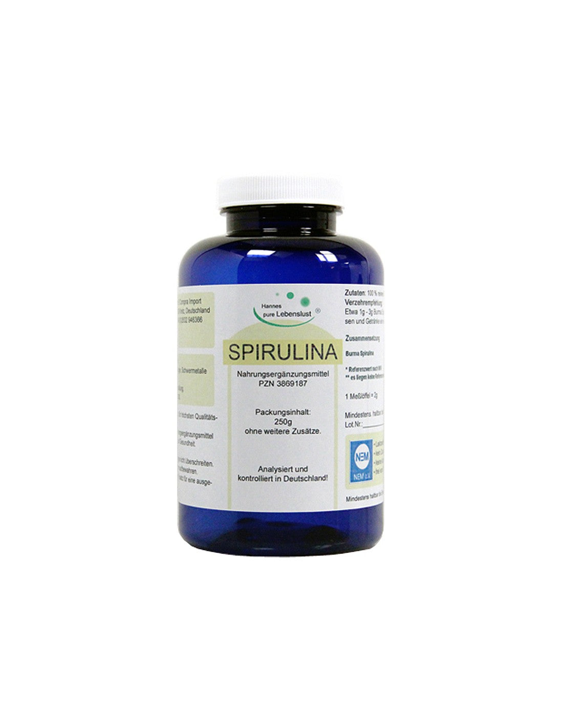 Spirulina - Spirulina, 250 g (pulbere) El Compra