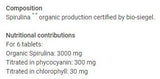 Spirulina | Vegan Bio 500 mg - 100 tablete