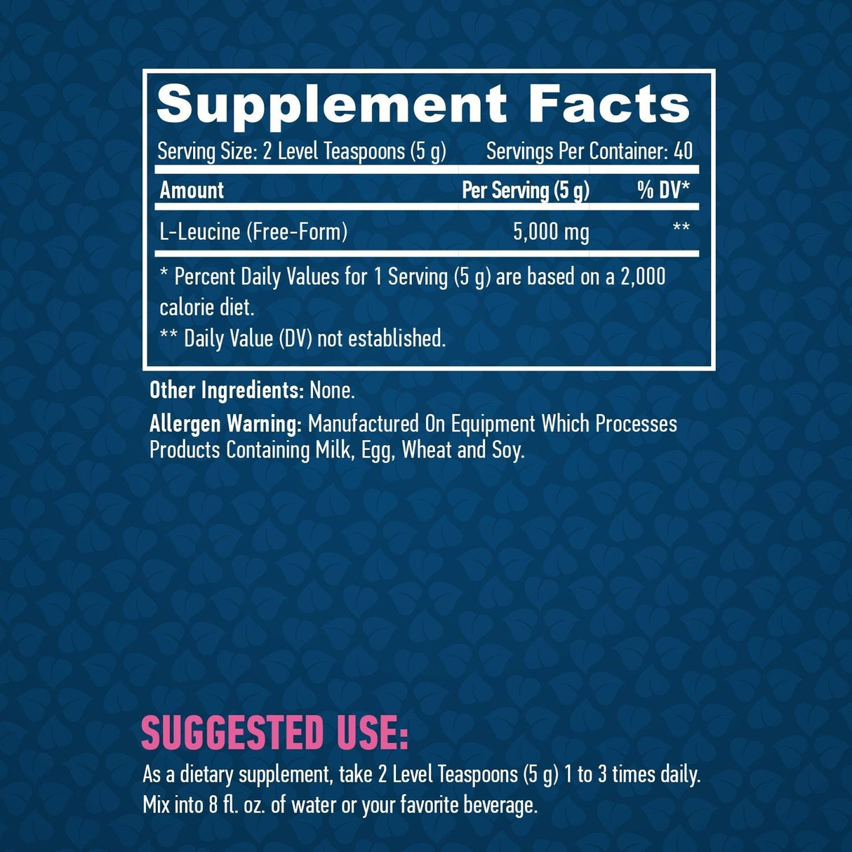 Sport L-Leucina 200g. - 0.200 kg