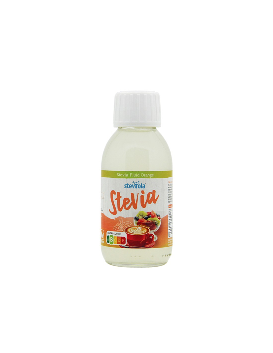 Stevia lichida cu aroma de portocale - Steviola, 125 ml