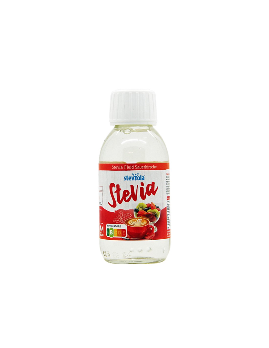 Stevia lichida cu aroma de cirese - Steviola, 125 ml