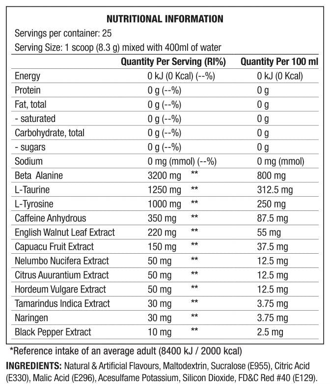 Stim Head | Formula cu cofeină - 207 grame