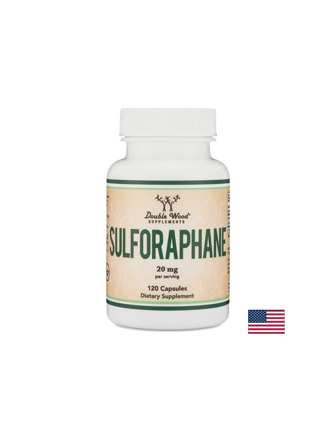 Antioxidant - Sulforafan, 20 mg x 120 capsule Double Wood