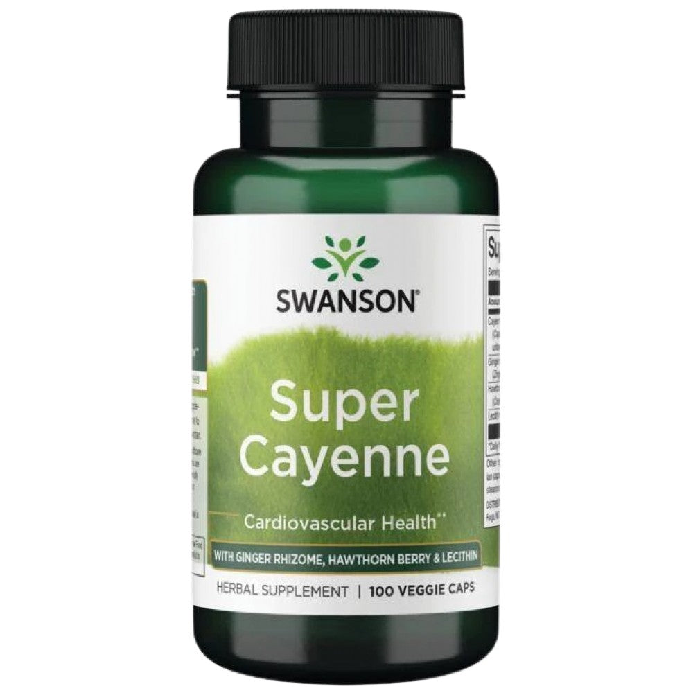 Super Cayenne | Cu Ghimbir si Paducel 100 capsule
