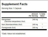 Super Complex de fructe | Mangosteen, Rodie, Noni - 90 capsule