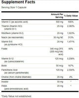 Super Stress Vitamin B-Complex cu Vitamina C - 100 capsule
