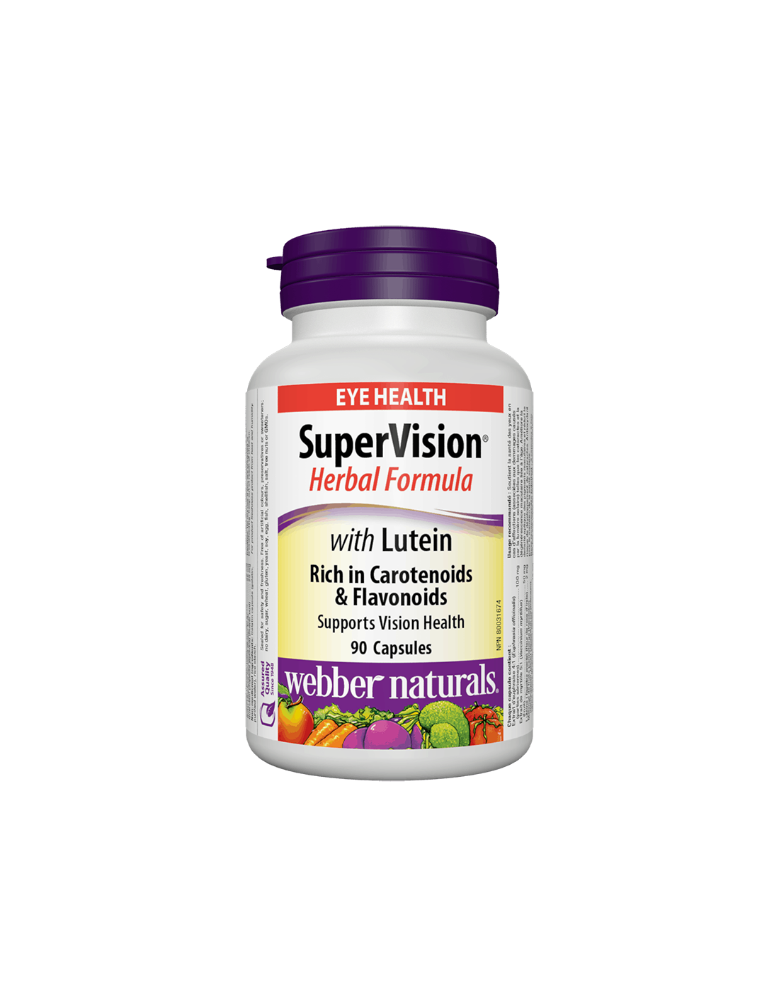 SuperVision® Formula pe bază de plante/Formulă pe bază de plante pentru susținerea vederii cu Luteină x 90 de capsule