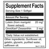 Synergistic Eye Health Luteină și Zeaxantina 22 mg - 60 capsule de gel