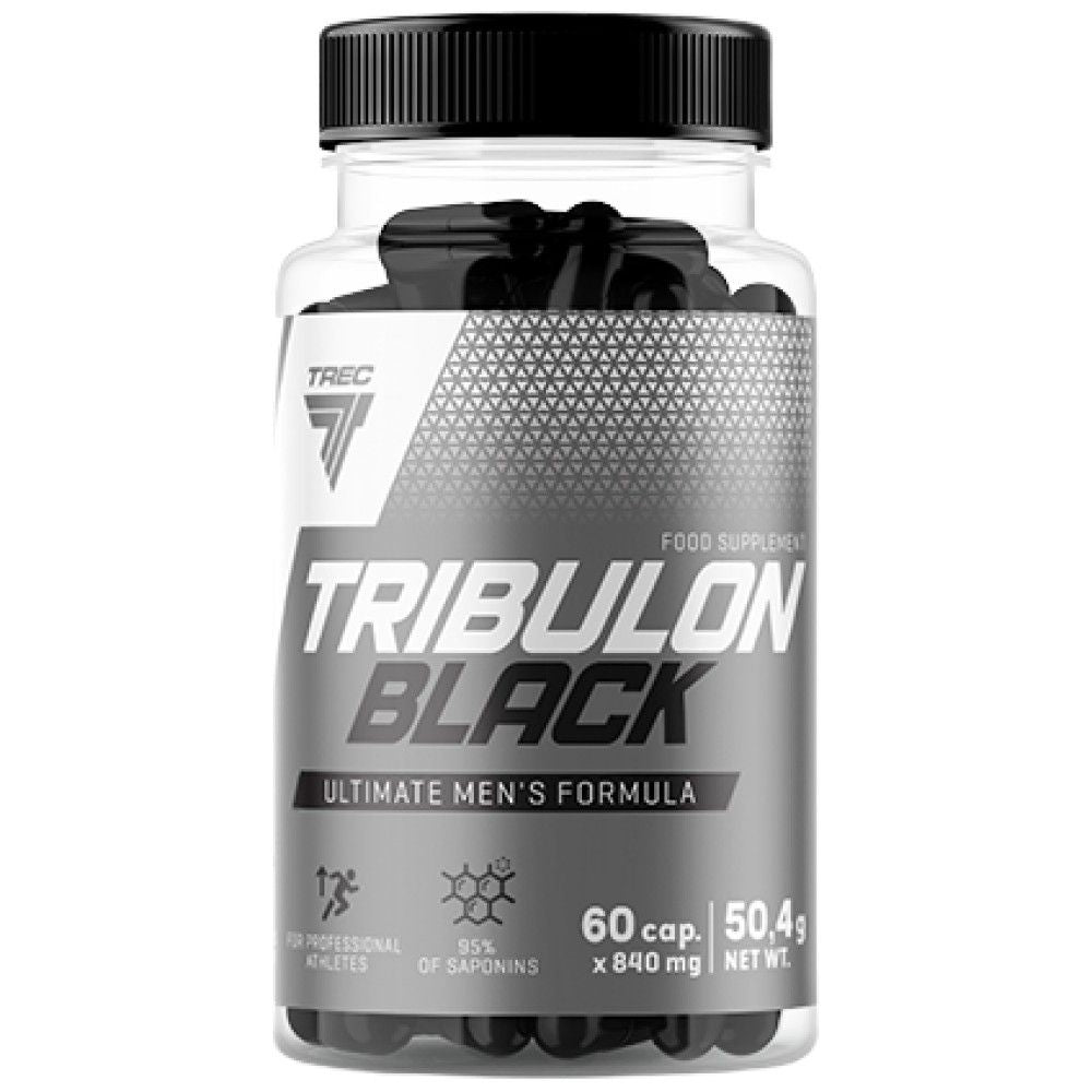 Tribulon Black - Tribulus Terrestris 95% | Formula supremă pentru bărbați - 120 de capsule