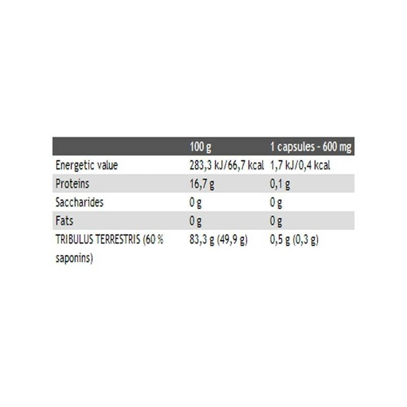 Tribulus Terrestris Turbo 500 mg | 60% Saponine - 120 capsule