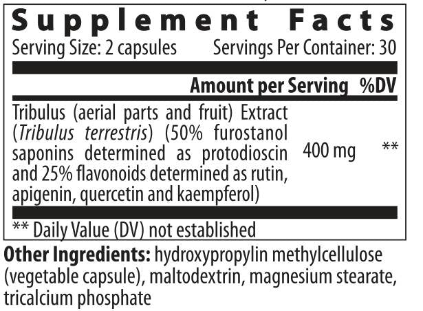 Tristam | Bulgarian Tribulus cu 50% Furostanol Saponine 200 mg - 60 capsule