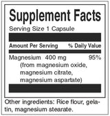 Complex triplu de magneziu 400 mg - 30 capsule
